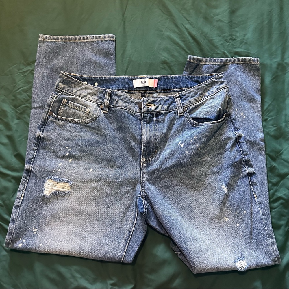NWOT Distressed Blue Jeans